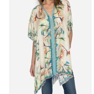 Johnny Was Salina Poncho Silk Women’s Small